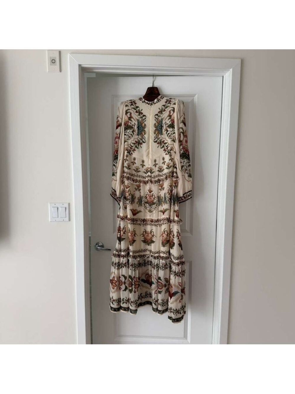 Farm Rio Cream Majestic Hearts Maxi Dress - Picture 8 of 8